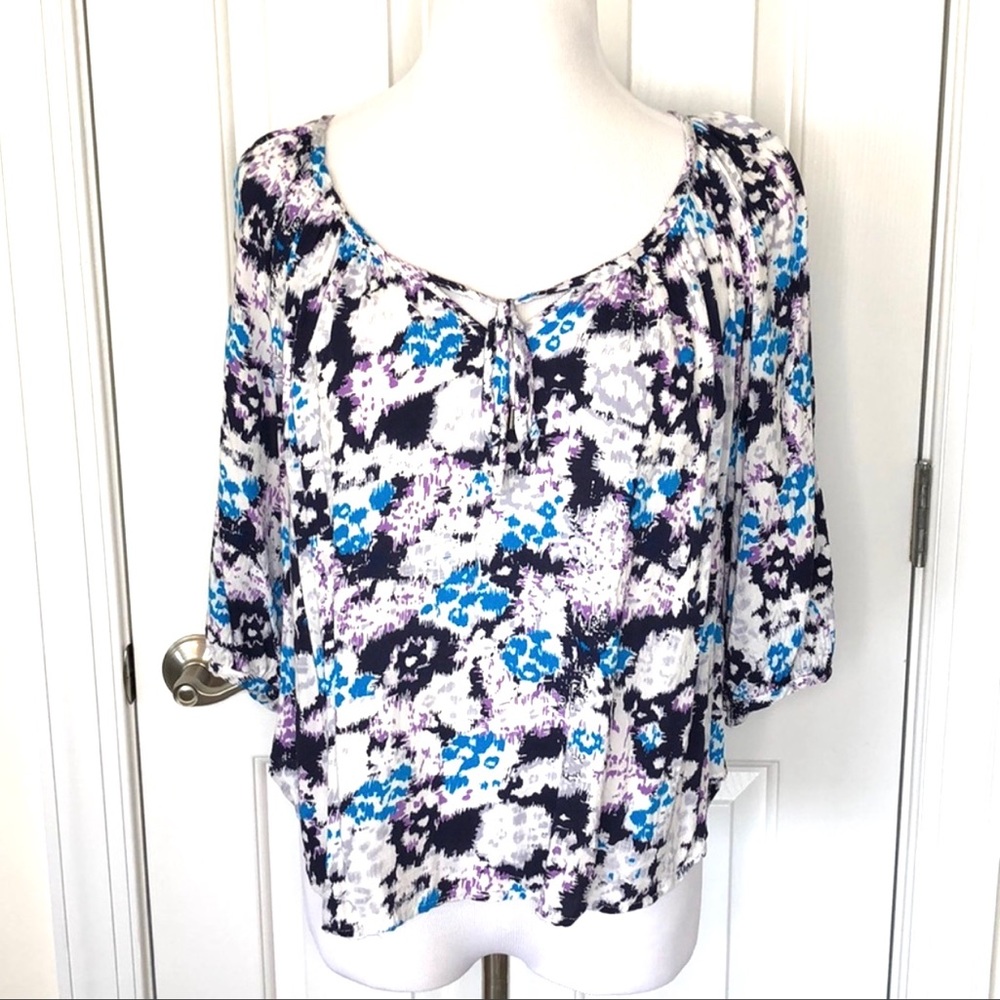 Rose & Rhyme splattered Top